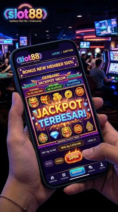 Tangkapan layar aplikasi slot88 yang menampilkan antarmuka pengguna yang intuitif.